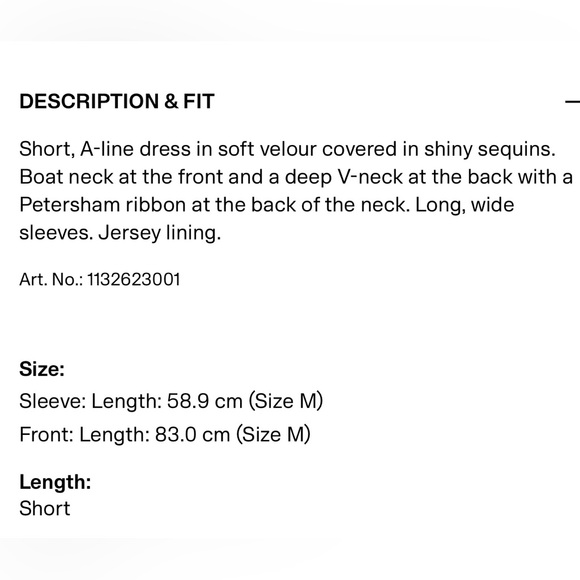 🖤 H&M Sequined Dress 🖤 - Picture 3 of 3